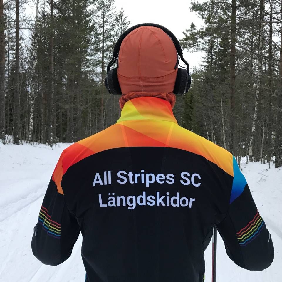 Stockholm All Stripes längdskidåkningssektion